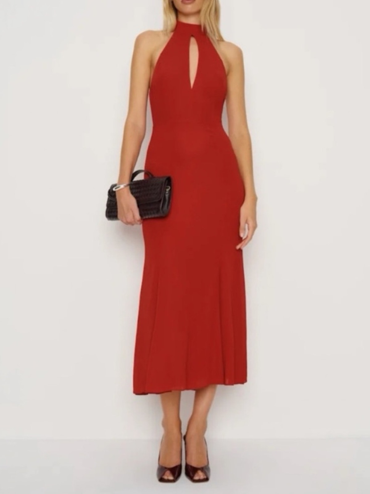 Reformation Noele Dress In Sangre 4